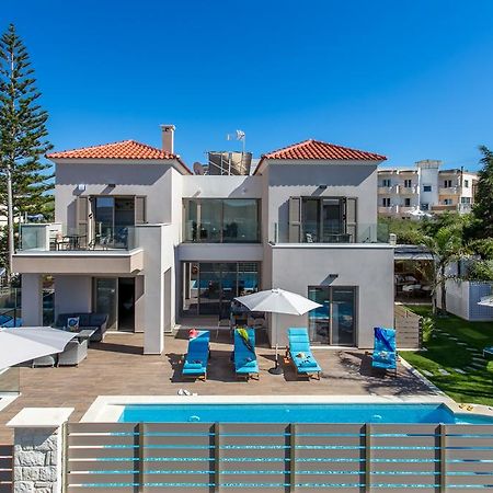 Superior Villa Marina Mare Sauna Hammam Nea Kydonia Buitenkant foto