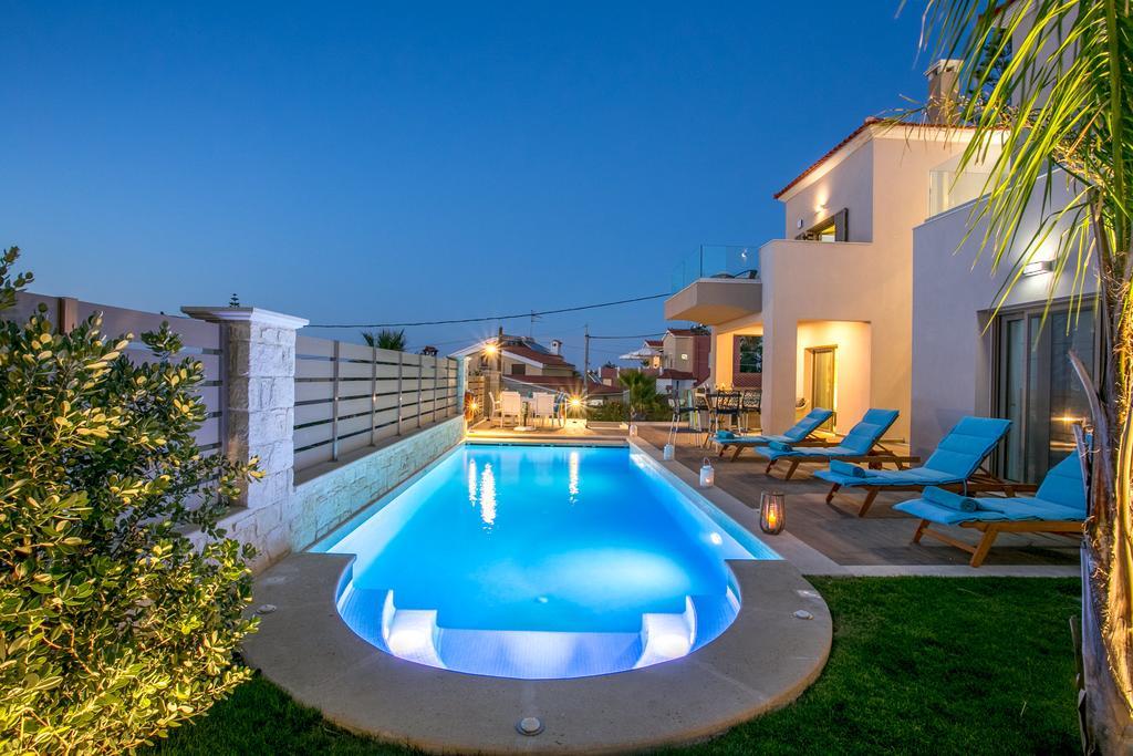 Superior Villa Marina Mare Sauna Hammam Nea Kydonia Buitenkant foto