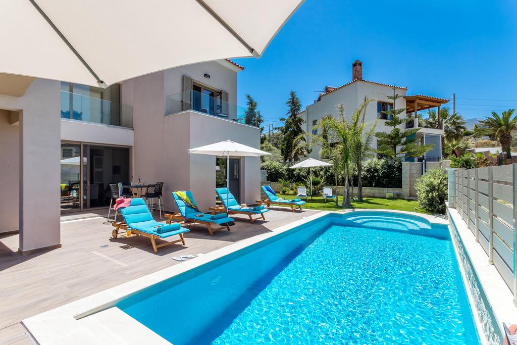 Superior Villa Marina Mare Sauna Hammam Nea Kydonia Buitenkant foto
