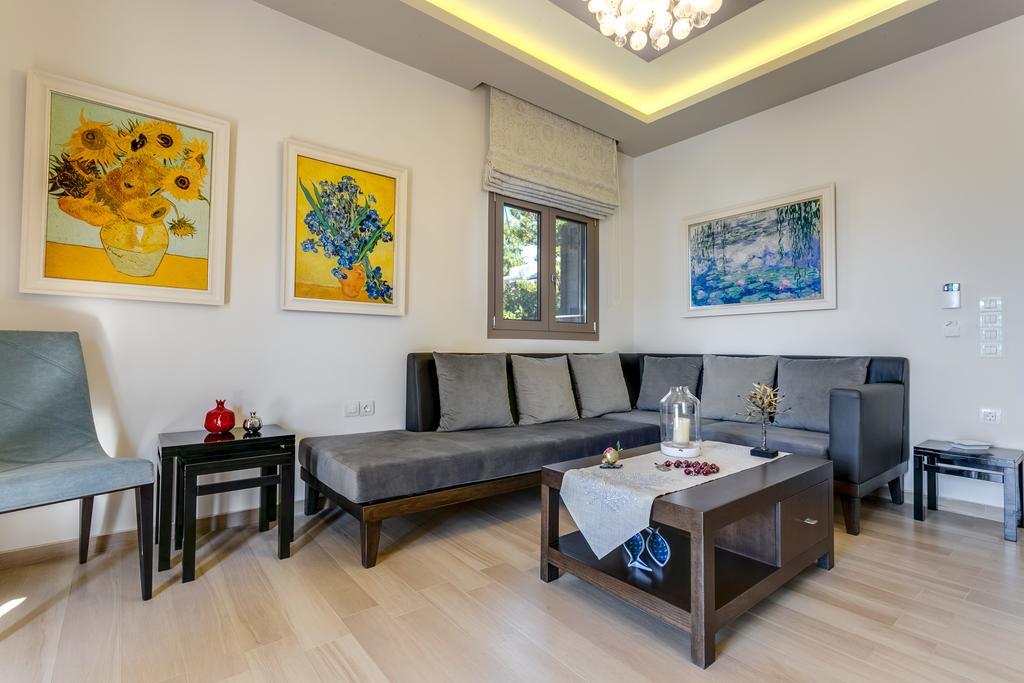 Superior Villa Marina Mare Sauna Hammam Nea Kydonia Buitenkant foto