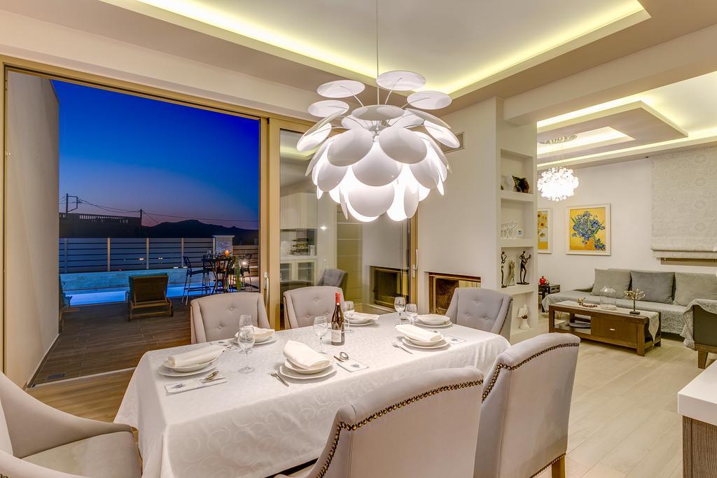 Superior Villa Marina Mare Sauna Hammam Nea Kydonia Buitenkant foto
