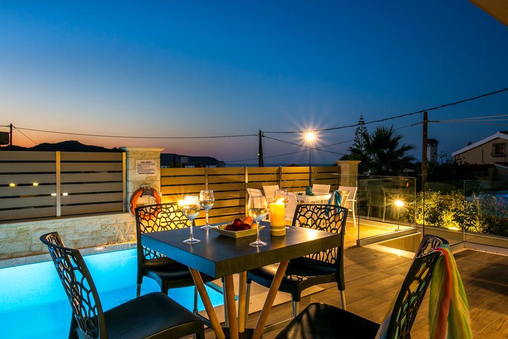 Superior Villa Marina Mare Sauna Hammam Nea Kydonia Buitenkant foto