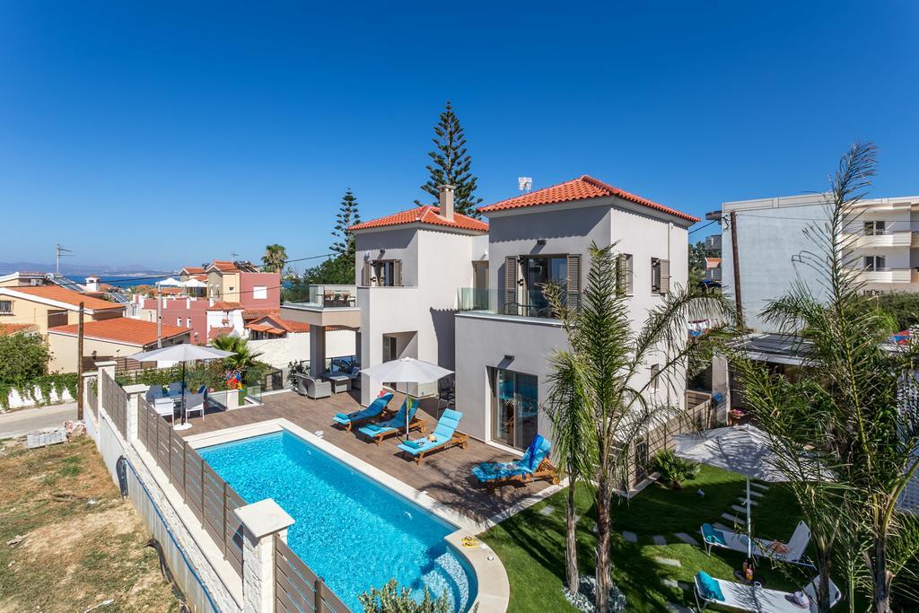 Superior Villa Marina Mare Sauna Hammam Nea Kydonia Buitenkant foto