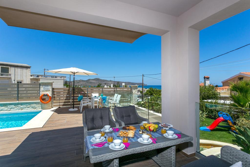Superior Villa Marina Mare Sauna Hammam Nea Kydonia Buitenkant foto